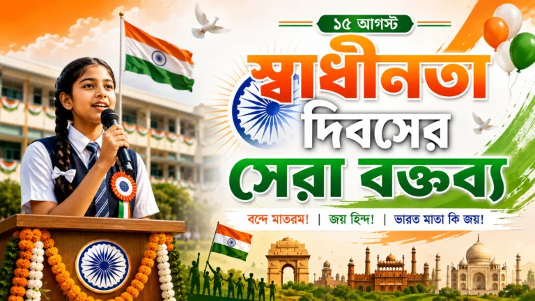 স্বাধীনতা দিবসের বক্তব্য| swadhinota dibaser baktbya | Independence Day Speech